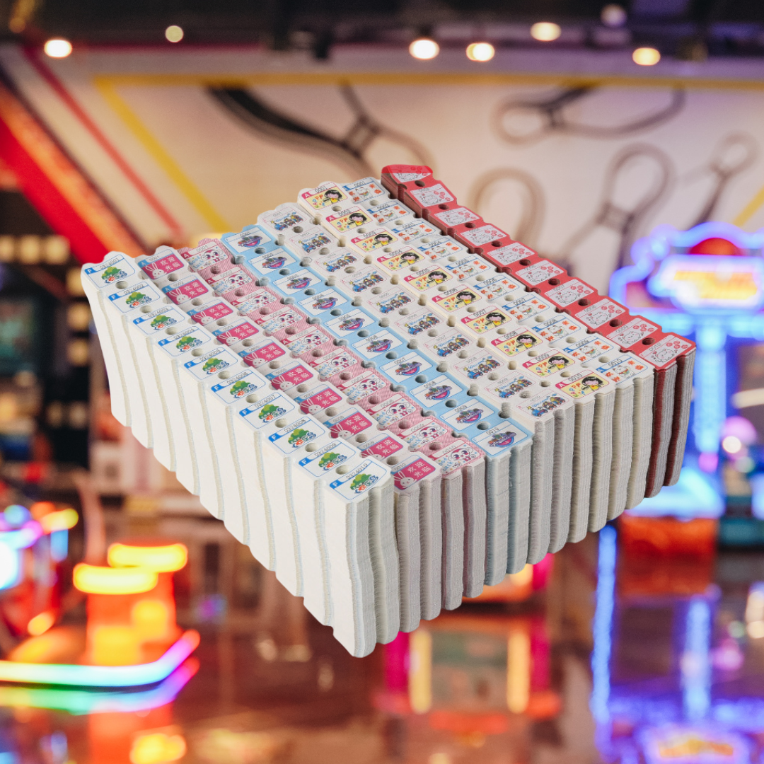 wooden material redemption game ticket arcade park