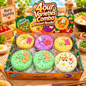 Instant noodle squishy toys wholesale display box